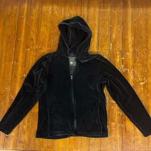 Eddie Bauer Black Velvet Warm Up Set L Tall